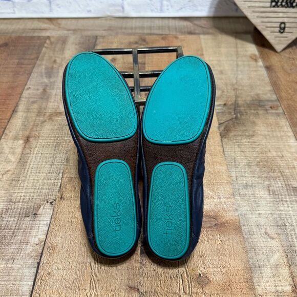 Tieks by Gavrieli California Navy Ballet Flats Foldable size 9 - Picture 10 of 13